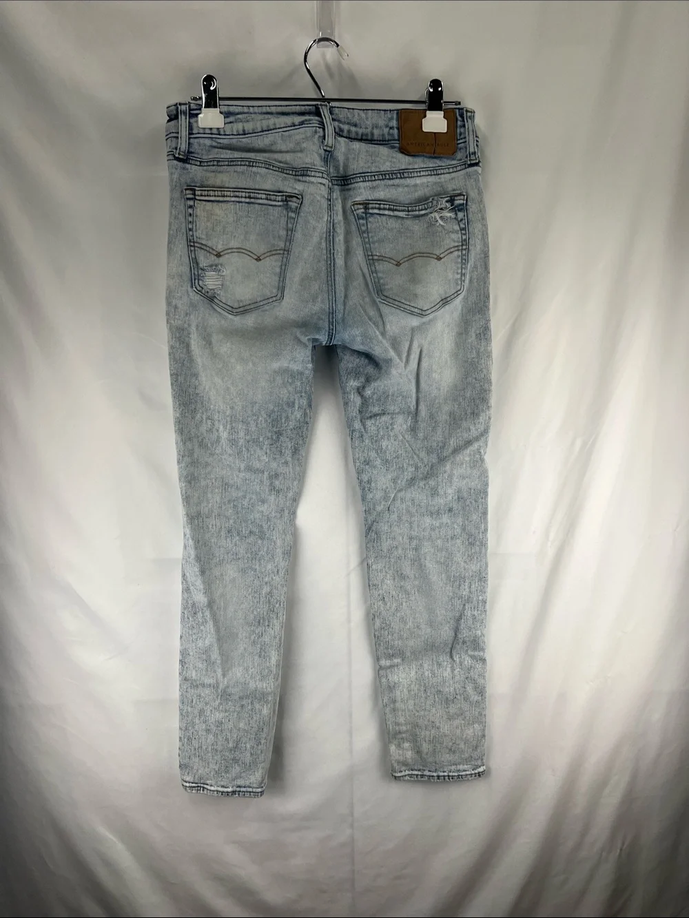 American Eagle - Men’s Jeans - Flex - 30x30 - Distressed - Light Blue